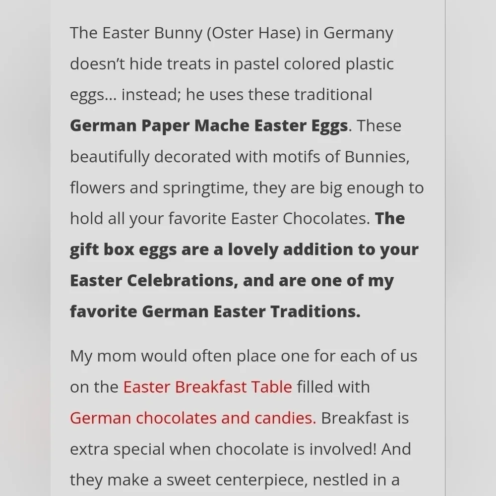 🍒 NWOT VINTAGE EASTER EGG - Picture 5 of 10